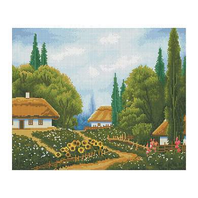 Алмазная мозаика ТРИ СОВЫ "Лето", 40*50см, холст, картонная коробка с пластиковой ручкой (арт. 344316)