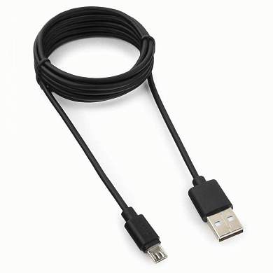 Кабель USB(A)шт. - microUSBшт. 2.0 Pro Гарнизон GCC-mUSB2-AMBM-1.8M, AM/microBM 5P, 1.8м,черн.,пакет (арт. 711069)