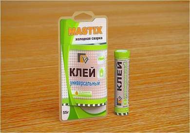 Клей Mastix универсальный 55гр, туба (холодная сварка), арт.МС-0107 (арт. 407530)