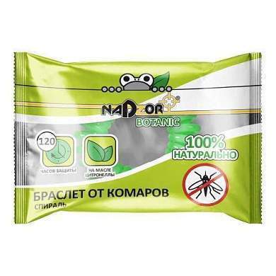 Nadzor Botanic Браслет-спираль От комаров, силикон РЕЗИНКА BRBIO1 (арт. 776496)