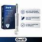 Зубная щетка электрическая ORAL-B (Орал-би) Vitality Pro, БЕЛАЯ, 1 насадка, 80367659 (арт. 608717)