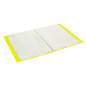 Папка 40 вкладышей BRAUBERG "Neon", 25 мм, неоновая желтая, 700 мкм, 227453 (арт. 227453)