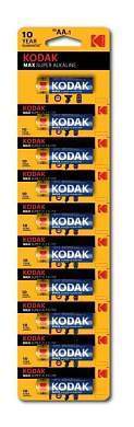 Элемент питания Kodak MAX LR6/316 BL10 (арт. 421079)