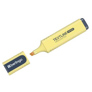 Текстовыделитель Berlingo "Textline HP500" ванильный, 1-5мм (арт. 374564)