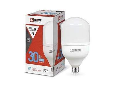 ASD/InHome высокомощн. E27 30W (2700lm) 6500К 6K 230V 181x100 HP-PRO 1088 (арт. 722046)