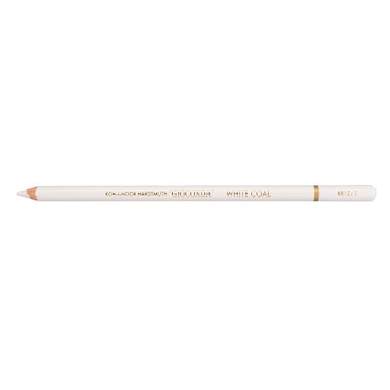 Карандаш угольный KOH-I-NOOR, 1 шт., "Gioconda" EXTRA, белый, HB, 8812003003KS (арт. 182188)