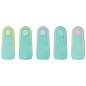 Ластик BRAUBERG "ULTRA PASTEL", 57х24х15 мм, пастельные цвета ассорти, бирюзовый пластиковый держатель, 272688 (арт. 272688)