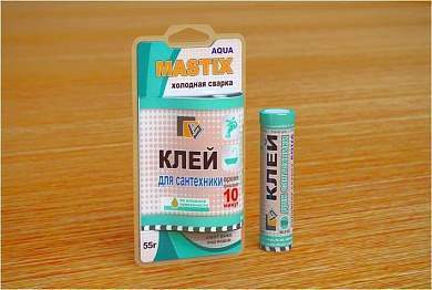 Клей Mastix для сантехники 55гр, BL (холодная сварка), арт.МС-0111 (арт. 407537)