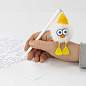 Ручка с пушистой подвеской шариковая FUNSTER "FLUFFY DUCK", СИНЯЯ, ассорти, пишущий узел 0,7 мм, 144525 (арт. 144525)