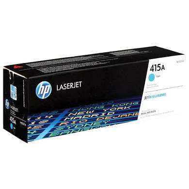 Картридж лазерный HP (W2031A) Color LaserJet M454dn/M479dw и др, №415A, голубой, оригинальный, ресурс 2100 страниц (арт. 363300)