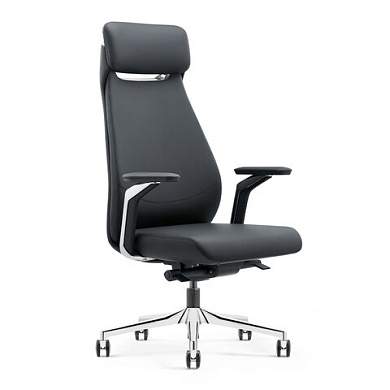 Кресло HAWASAN (ХАВАСАН) PREMIUM EX-830 X-ONE, синхромеханизм, алюминий, экокожа, черное, 533239 (арт. 533239)