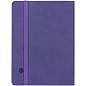 Записная книжка А6 80л. ЛАЙТ, кожзам, Greenwich Line "Classic. Lilac", с резинкой, фактурное тиснение, блок в клетку (арт. 370586)