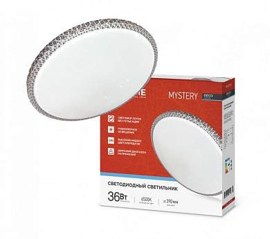 ASD/InHome светильник светодиодн. декоративный 36W(3240lm) 6500К 6K 390х78 IP40 DECO MYSTERY 1598 (арт. 887475)