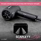 Фен SCARLETT SC-HD70I37, 1900 Вт, 2 скорости, 3 температурных режима, ионизация, черный (арт. 457204)