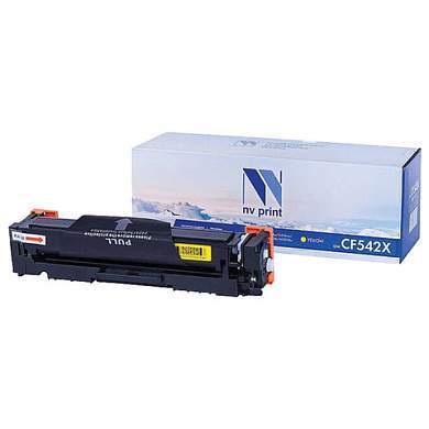 Картридж лазерный NV PRINT (NV-CF542X) для HP M254dw/M254nw/MFP M280nw/M281fdw, желтый, ресурс 2500 страниц (арт. 363433)