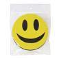 Стиратель магнитный для магнитно-маркерной доски, круглый, диаметр 90 мм, "Смайлик", STAFF "Basic", 236751 (арт. 236751)