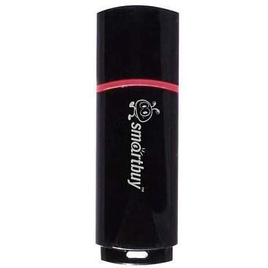 Флеш-диск 16 GB, SMARTBUY Crown, USB 2.0, черный, SB16GBCRW-K (арт. 512189)