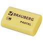 Ластик BRAUBERG "Pastel", 37х24х11мм, ассорти пастельных цветов, экологичный ПВХ, 229582 (арт. 229582)