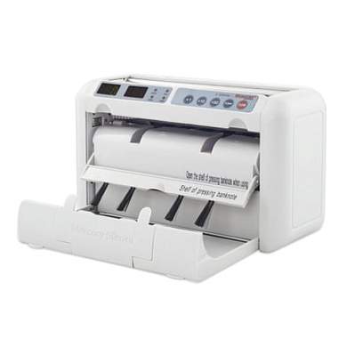 Счетчик банкнот MERTECH C-50 MINI, 800 банкнот/мин., УФ детекция, фасовка, АКБ, серый, 5519 (арт. 290808)