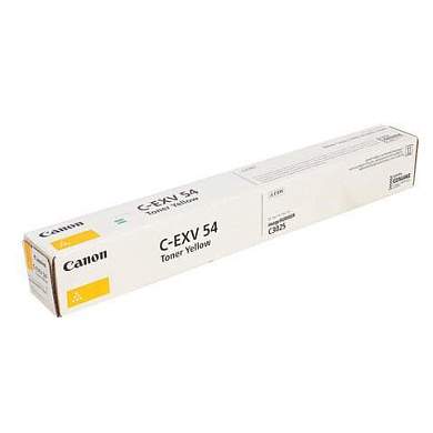 Тонер CANON (C-EXV54Y) C3025i, желтый, оригинальный, ресурс 8500 страниц, 1397C002 (арт. 363759)