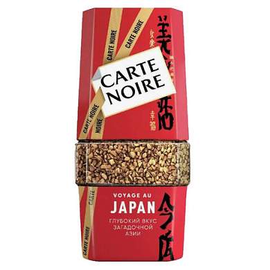 Кофе растворимый CARTE NOIRE "Japan" 90 г, стеклянная банка, сублимированный, 4071127 (арт. 624862)