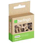Кнопки силовые Berlingo "Green Series", 30шт., деревянные, крафт упак., европодвес (арт. 338920)