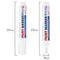 Маркер-краска лаковый (paint marker) 6 мм, БЕЛЫЙ, НИТРО-ОСНОВА, BRAUBERG PROFESSIONAL PLUS EXTRA, 151450 (арт. 151450)
