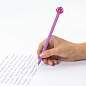 Ручка с топпером шариковая ЮНЛАНДИЯ "Птенец", корпус ассорти, СИНЯЯ, пишущий узел 0,7 мм, 143811 (арт. 143811)