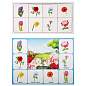 Настольная игра Лото для детей, картонное (6 полей, 48 карточек), АССОРТИ, 10 КОР (арт. 665866)