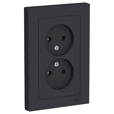 Schneider AtlasDesign роз. СУ 2 мест. карбон (пласт. осн.) ATN001020 (арт. 662761)