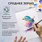 Скетчбук, акварельная белая бумага 200 г/м ГОЗНАК, 145х205 мм, 40 л., гребень, подложка, BRAUBERG ART DEBUT, 110994 (арт. 110994)