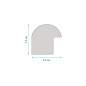 Рамка пластиковая 21*30см, OfficeSpace, №1, white (арт. 290207)