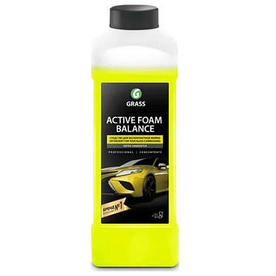 Автошампунь c активной пеной 1 л, GRASS ACTIVE FOAM BALANCE, легкосмываемый, концентрат, 110513 (арт. 703794)