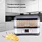 Сушилка для овощей BQ (БИ-КЬЮ) FD1001, объём 10 л, 250 Вт, 5 поддонов, электронное управление, стальная, 86192128 (арт. 457530)