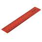 Линейка пластиковая 15 см BRAUBERG, классические цвета, ассорти, 210885 (арт. 210885)