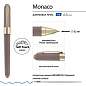Ручка шариковая BRUNO VISCONTI MONACO SPACE, СИНЯЯ, серый корпус с глиттером, линия 0,4 мм, 20-0125/51 (арт. 144560)