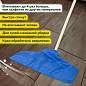 Тряпка из микрофибры 50х60 см, АВТО / ДОМ / ОФИС, "OVERLOCK INDIGO COLOUR", синяя, 220 г/м2, LAIMA HOME, 608222 (арт. 608222)