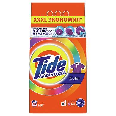 Порошок для машинной стирки Tide "Color", 6кг (арт. 248465)