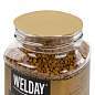 Кофе растворимый WELDAY (ВЭЛДЭЙ) "GOLD" 95 г, стеклянная банка, сублимированный, 622675 (арт. 622675)