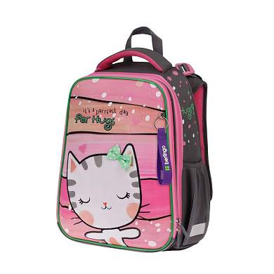 Ранец Berlingo Expert "Cat Hugs" 37*28*16см, 2 отделения, 2 кармана, анатомическая спинка (арт. 349748)