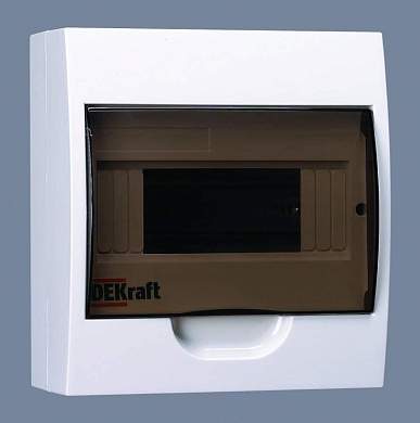 Schneider Electric DEKraft ЩРН-П-8 корпус пласт. навесной 8 модулей, IP41 31010DEK (арт. 335238)