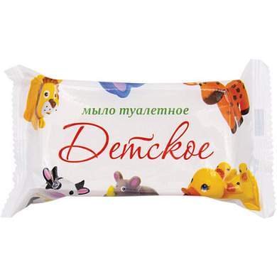 Мыло туалетное 100 г, ММЗ, ДЕТСКОЕ "Ромашка" (арт. 607642)