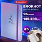 Блокнот с резинкой в клетку 96 л., А5 145х203 мм, твердая обложка, BRAUBERG, "Style", 116320 (арт. 116320)