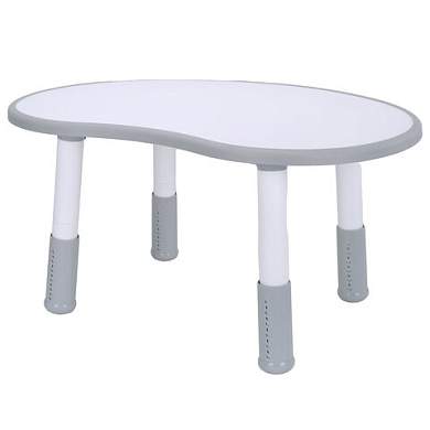 Стол детский BRABIX KIDS CT-002, растущий, 2-8 лет, пластик белый + серый, 533296 (арт. 533296)