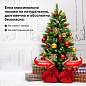 Ель новогодняя искусственная "Premium" 120 см, литой ПЭТ, зеленая, ЗОЛОТАЯ СКАЗКА, 591309 (арт. 591309)