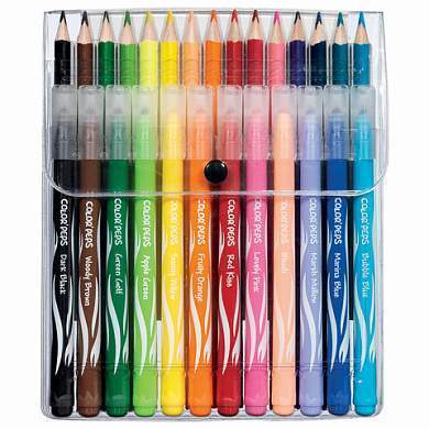 Набор для творчества MAPED "Color'Peps Kit": 12 фломастеров, 15 цветных карандашей, футляр, 897412 (арт. 666328)