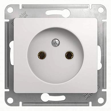 Schneider GLOSSA мех. роз. СУ 1 мест. бел. (пласт. осн.) GSL000141 (арт. 423716)