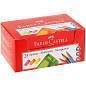 Точилка пластиковая Faber-Castell 1 отверстие, контейнер, ассорти, флуоресцентные цвета (арт. 286105)