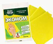 Салфетки для уборки универсальные ЭКОНОМ,3 шт.,С0006011 Master FRESH (арт. 828792)