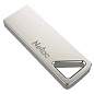 Флеш-диск 16 GB NETAC U326, USB 2.0, металлический корпус, серебристый, NT03U326N-016G-20PN (арт. 513710)